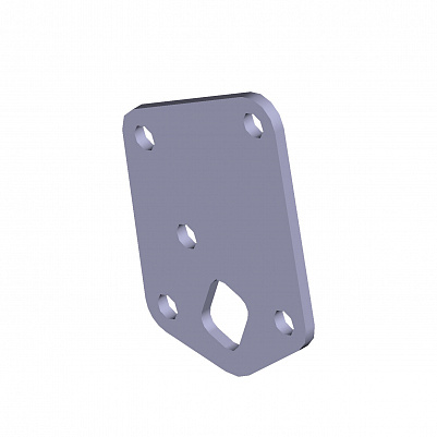 Кронштейн клапана заслонки