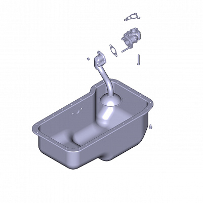 Труба всасывающая с маслозаборником